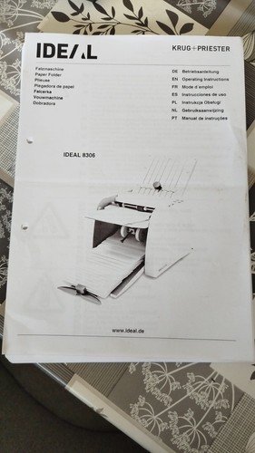 Falzmaschine ideal 8306 - falzmaschine,